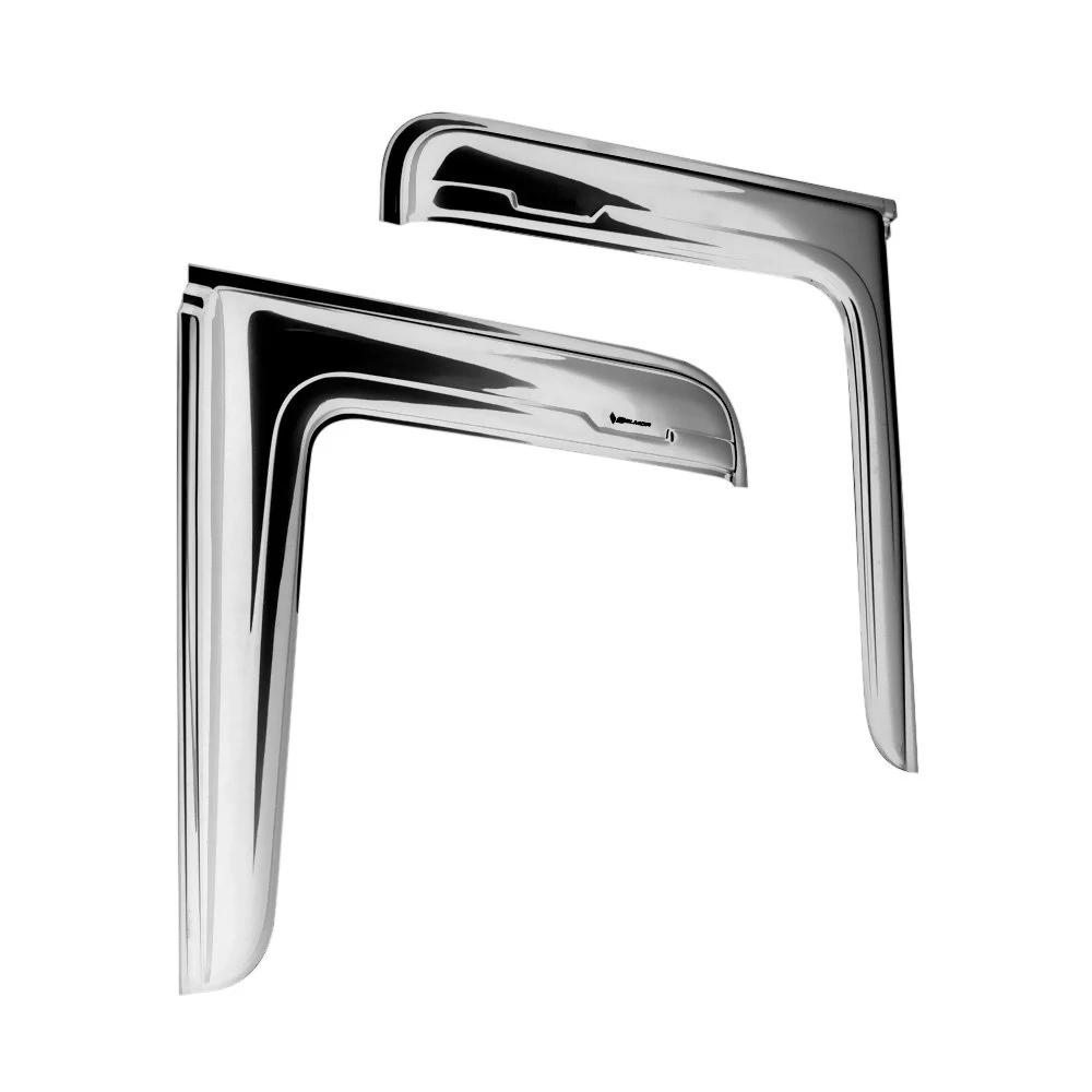 Belmor® VLC-833-1 - Tape-On Chrome Ventvisors 4 Belmor® VLC-833-1 - Tape-On Chrome Ventvisors - Image 2