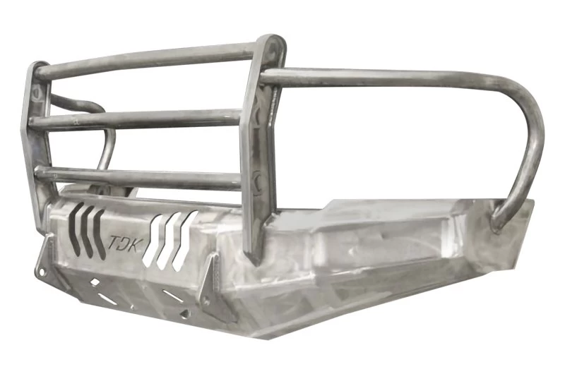 Throttle Down Kustoms® BGRIL1920D-BL-LH2-L1D-L2S-4500-PS0-RH0-WM - Full Width Black Front Winch HD Bumper With Grille Guard 4 Throttle Down Kustoms® BGRIL1920D-BL-LH2-L1D-L2S-4500-PS0-RH0-WM - Full Width Black Front Winch HD Bumper With Grille Guard - Image 2