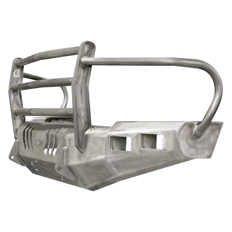 Throttle Down Kustoms® BGRIL1920D-BL-LH2-L1D-L2S-4500-PS0-RH0-WM - Full Width Black Front Winch HD Bumper With Grille Guard 6 Throttle Down Kustoms® BGRIL1920D-BL-LH2-L1D-L2S-4500-PS0-RH0-WM - Full Width Black Front Winch HD Bumper With Grille Guard - Image 4