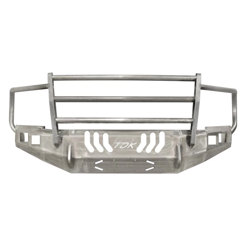 Throttle Down Kustoms® BGRIL1920D-BL-LH2-L1D-L2S-4500-PS0-RH0-WM - Full Width Black Front Winch HD Bumper With Grille Guard 3 Throttle Down Kustoms® BGRIL1920D-BL-LH2-L1D-L2S-4500-PS0-RH0-WM - Full Width Black Front Winch HD Bumper With Grille Guard