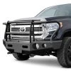 Buckstop® D055SOBL1ANC8S - Outback™ Full Width Steel Gray Front HD Bumper With Grille Guard 1 Buckstop® D055SOBL1ANC8S - Outback™ Full Width Steel Gray Front HD Bumper With Grille Guard -Professional Auto Parts Store buckstop ob