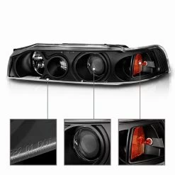 CG 90-93 Honda Accord JDM Style Projector Headlights - Black 9 CG 90-93 Honda Accord JDM Style Projector Headlights - Black -Professional Auto Parts Store cg 90 93 honda accord jdm style projector headlights black 56