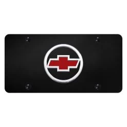 Autogold® - License Plate With 3D Emblem -Professional Auto Parts Store chv l r cb
