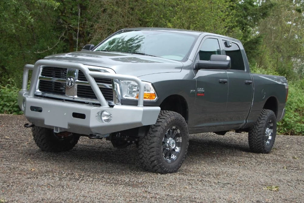 Buckstop® D055SBJ46APC8T - Baja™ Full Width Bright Silver Front Winch HD Bumper With Grille Guard 6 Buckstop® D055SBJ46APC8T - Baja™ Full Width Bright Silver Front Winch HD Bumper With Grille Guard - Image 4