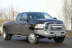 Buckstop® D055SBS46ANC8S - Boss™ Full Width Steel Gray Front HD Bumper With Hoop -Professional Auto Parts Store d055bs 2 1