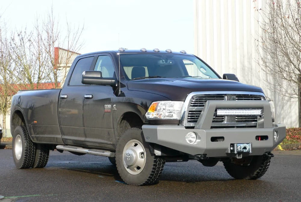 Buckstop® D055SBSL1ANC8S - Boss™ Full Width Steel Gray Front HD Bumper With Hoop 5 Buckstop® D055SBSL1ANC8S - Boss™ Full Width Steel Gray Front HD Bumper With Hoop - Image 3