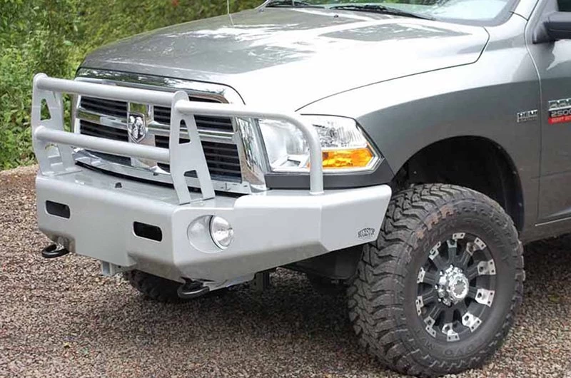 Buckstop® D055SCLL1ANC8W - Classic I™ Full Width White Hammertone Front HD Bumper With Grille Guard 7 Buckstop® D055SCLL1ANC8W - Classic I™ Full Width White Hammertone Front HD Bumper With Grille Guard - Image 5