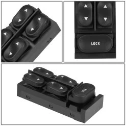94-04 Ford Mustang Convertible Driver Side Master Power Window Control Switch -Professional Auto Parts Store dna 94 04 ford mustang convertible driver side master power window control switch 71