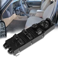 97-01 Jeep Cherokee 4-Door Driver Side Master Power Window Control Switch