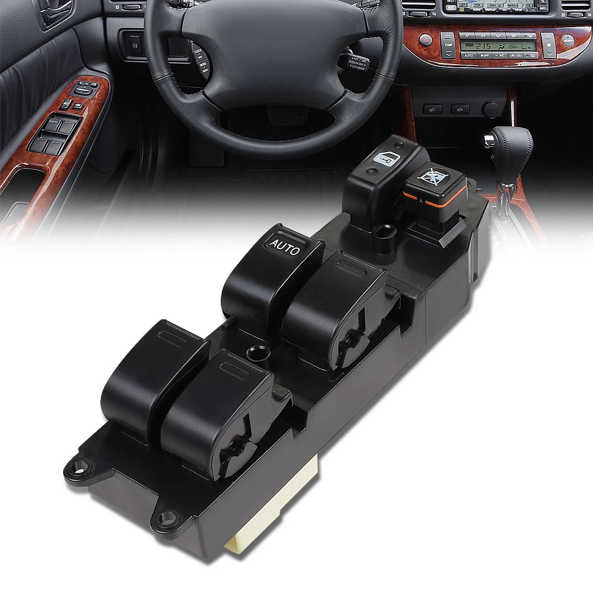 97-01 Toyota Camry Corolla Driver Side Master Power Window Control Switch 3 97-01 Toyota Camry Corolla Driver Side Master Power Window Control Switch