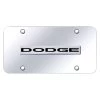 Autogold® DOD.N.CC - Chrome License Plate With 3D Chrome Dodge Logo -Professional Auto Parts Store dod n cc