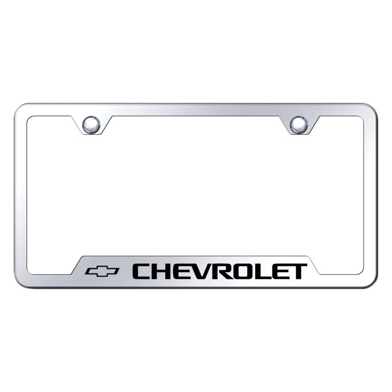 Autogold® - License Plate Frame With Laser Etched Chevrolet Logo 9 Autogold® - License Plate Frame With Laser Etched Chevrolet Logo - Image 7