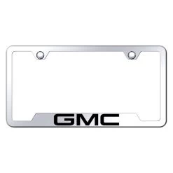 Autogold® - License Plate Frame With Laser Etched GMC Logo -Professional Auto Parts Store gf gmc ec