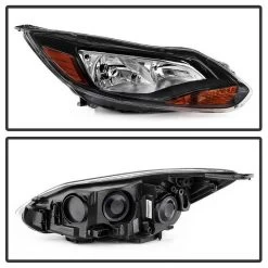 Professional Auto Parts Store -Professional Auto Parts Store halogen model 2012 2013 2014 ford focus w black trim headlight oe style passenger side 88