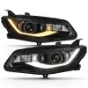 [Halogen Model] 2016-2018 Chevy Malibu LED DRL Switchback Sequential Signal Projector Headlights -Professional Auto Parts Store halogen model 2016 2018 chevy malibu led drl switchback sequential signal projector headlights 140