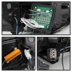 [Halogen Model] 2016-2018 Chevy Malibu LED DRL Switchback Sequential Signal Projector Headlights -Professional Auto Parts Store halogen model 2016 2018 chevy malibu led drl switchback sequential signal projector headlights 146