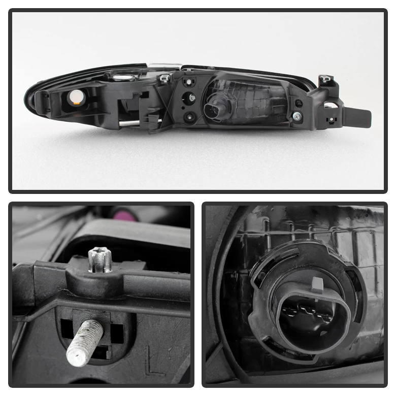 HID Combo 1997-2003 Pontiac Grand Prix Replacement Crystal Headlights + Corner - Smoked 6 HID Combo 1997-2003 Pontiac Grand Prix Replacement Crystal Headlights + Corner - Smoked - Image 4