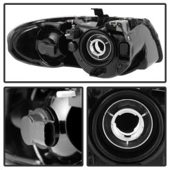 HID Combo 2005-2007 Chrysler Town & Country Replacement Crystal Headlights - Black -Professional Auto Parts Store hid combo 2005 2007 chrysler town country replacement crystal headlights black 27