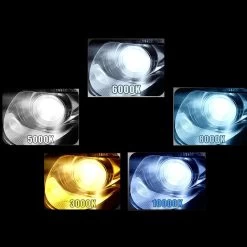 HID Combo 02-06 Cadillac Escalade Angel Eye Halo & LED DRL Projector Headlights - Chrome -Professional Auto Parts Store hid xenon 02 06 cadillac escalade angel eye halo led drl projector headlights chrome 171