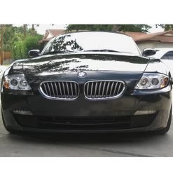 HID Combo 03-08 BMW Z4 E85 (Factory Halogen Model) Angel Eye Halo Projector Headlights - Black -Professional Auto Parts Store hid xenon 03 08 bmw z4 e85 angel eye halo projector headlights black 205