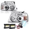 HID Combo 04-08 Ford F150 Pickup Angel Eye Halo & LED Projector Headlights - Chrome 2 HID Combo 04-08 Ford F150 Pickup Angel Eye Halo & LED Projector Headlights - Chrome -Professional Auto Parts Store hid xenon 04 08 ford f150 pickup angel eye halo led projector headlights chrome 169