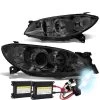 HID Combo 04-09 Mazda 3 4-Door Sedan Projector Headlights - Smoked / Clear 2 HID Combo 04-09 Mazda 3 4-Door Sedan Projector Headlights - Smoked / Clear -Professional Auto Parts Store hid xenon 04 09 mazda 3 4 door sedan projector headlights smoked clear 81