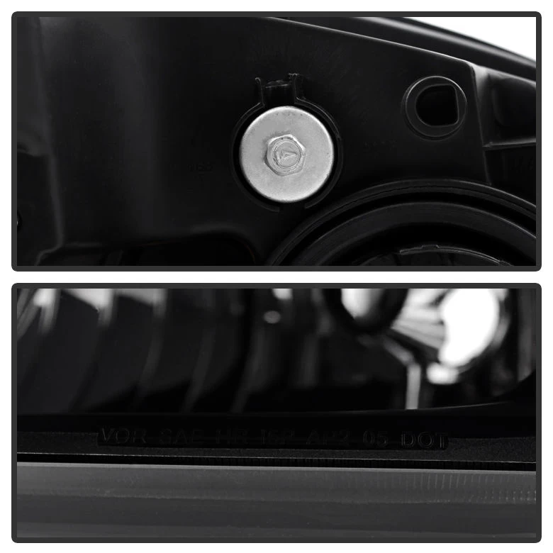 HID Combo 05-10 Chevy Cobalt / 07-10 Pontiac G5 Crystal Replacement Headlights - Black Smoked 6 HID Combo 05-10 Chevy Cobalt / 07-10 Pontiac G5 Crystal Replacement Headlights - Black Smoked - Image 4