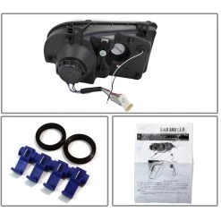 HID Combo 05-10 Chrysler 300C LED DRL Strip Projector Headlights - Gloss Black 14 HID Combo 05-10 Chrysler 300C LED DRL Strip Projector Headlights - Gloss Black -Professional Auto Parts Store hid xenon 05 10 chrysler 300c led drl strip projector headlights gloss black 193