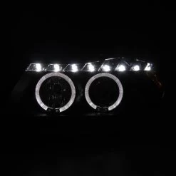HID Combo 06-08 BMW E90 4D Halo LED DRL Projector Headlights Black 14 HID Combo 06-08 BMW E90 4D Halo LED DRL Projector Headlights Black -Professional Auto Parts Store hid xenon 06 08 bmw e90 4d halo led drl projector headlights glossy black 169