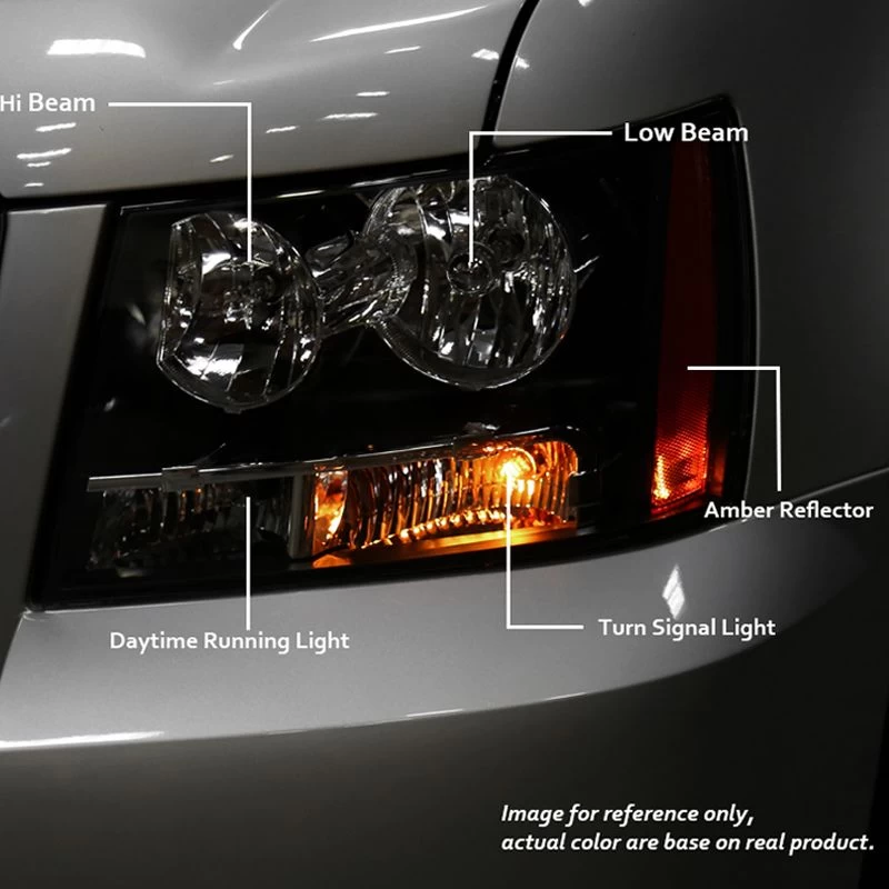 HID Combo 07-14 Chevy Avalanche / Tahoe / Suburban Black Housing Headlights 4 HID Combo 07-14 Chevy Avalanche / Tahoe / Suburban Black Housing Headlights - Image 2