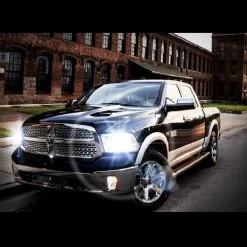 HID Combo 14-15 Chevy Silverado 1500 LED DRL Headlights - Black -Professional Auto Parts Store hid xenon 14 15 chevy silverado 1500 led drl headlights black 99