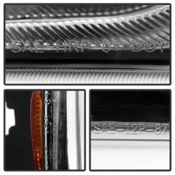 HID Combo 1987-1993 Ford Mustang 6Pcs Crystal Headlights - Black -Professional Auto Parts Store hid xenon 1987 1993 ford mustang 6pcs crystal headlights black 195