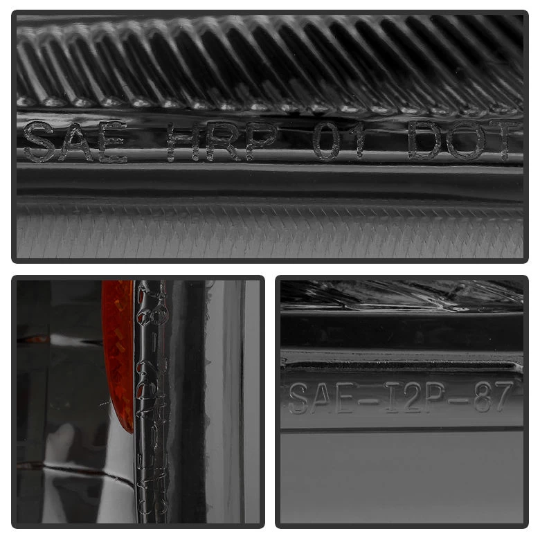 HID Combo 1987-1993 Ford Mustang 6Pcs Crystal Headlights - Smoked 6 HID Combo 1987-1993 Ford Mustang 6Pcs Crystal Headlights - Smoked - Image 4