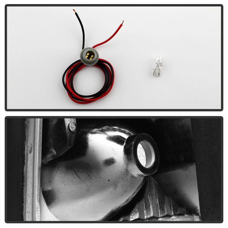 HID Combo 1987-1993 Ford Mustang 6Pcs Crystal Headlights - Smoked 7 HID Combo 1987-1993 Ford Mustang 6Pcs Crystal Headlights - Smoked - Image 5