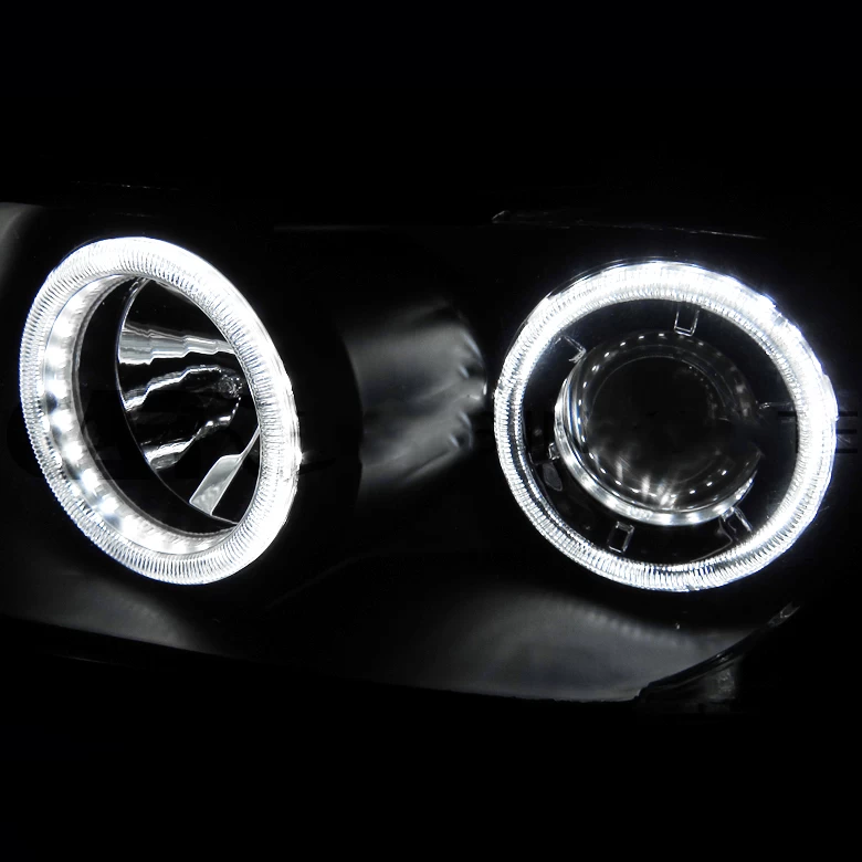 HID Combo 2005-2008 3-Series E90 325i 328i Halo LED DRL Projector Headlights Black 5 HID Combo 2005-2008 3-Series E90 325i 328i Halo LED DRL Projector Headlights Black - Image 3