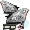 HID Combo 2010-2012 Nissan Altima 4DR Sedan OE Style Headlights - Chrome -Professional Auto Parts Store hid xenon 2010 2012 nissan altima 4dr sedan oe style headlights chrome 35