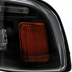 HID Combo 94-01 Dodge Ram Angel Eye Halo LED Projector Headlights - Black -Professional Auto Parts Store hid xenon 94 01 dodge ram angel eye halo led projector headlights black 251