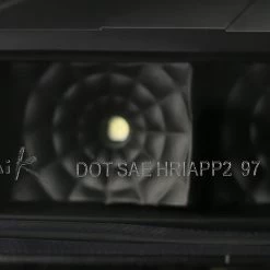 HID Combo 97-03 Ford F150 / Expedition LED DRL Projector Headlights Black -Professional Auto Parts Store hid xenon 97 03 ford f150 expedition led drl projector headlights black 133