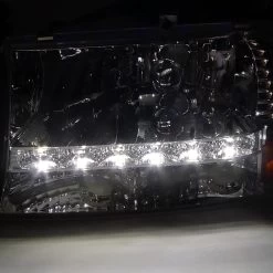 HID Combo 97-04 Dodge Dakota / Durango LED 1-Piece Crystal Headlights - Chrome 15 HID Combo 97-04 Dodge Dakota / Durango LED 1-Piece Crystal Headlights - Chrome -Professional Auto Parts Store hid xenon 97 04 dodge dakota durango led 1 piece crystal headlights chrome 181