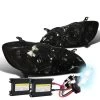 HID Xenon Upgrade 03-08 Toyota Corolla JDM Style Crystal Headlights - Smoked -Professional Auto Parts Store hid xenon upgrade 03 08 toyota corolla jdm style crystal headlights smoked 45