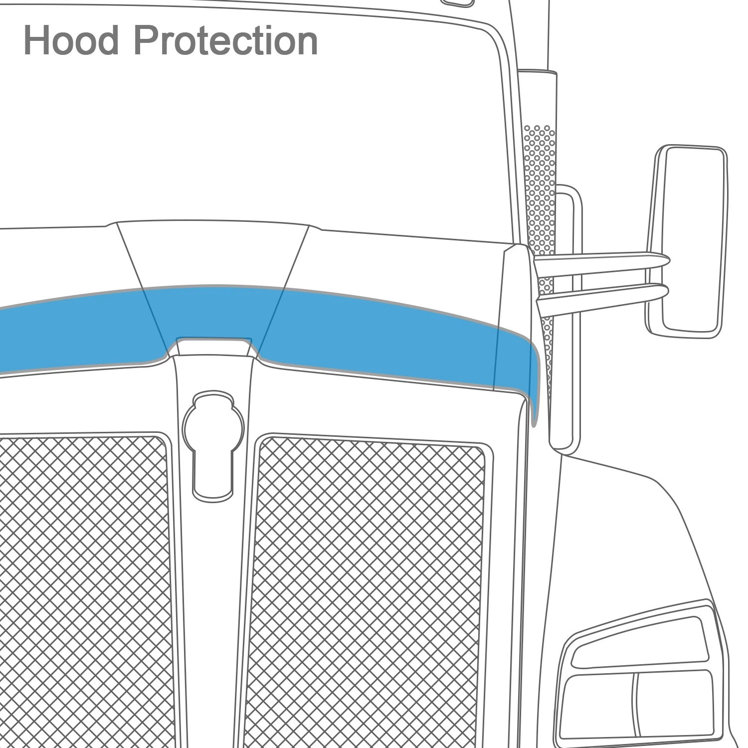 United Pacific® 29010 - Bug Deflector 6 United Pacific® 29010 - Bug Deflector - Image 4