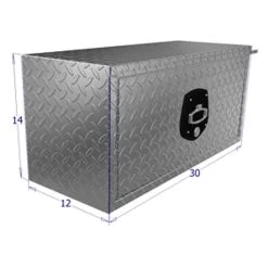 Unique Truck Accessories® HUB141230-BT - Brute™ HD Standard Single Drop Down Door Underbody Tool Box -Professional Auto Parts Store hub141230 2