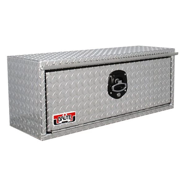 Unique Truck Accessories® HUB141230A - Brute™ HD Standard Single Drop Down Door Underbody Tool Box With Rear Angle 3 Unique Truck Accessories® HUB141230A - Brute™ HD Standard Single Drop Down Door Underbody Tool Box With Rear Angle