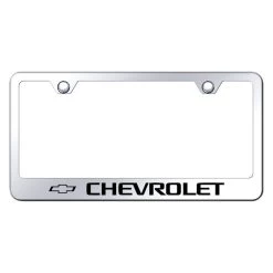 Autogold® - License Plate Frame With Laser Etched Chevrolet Logo 13 Autogold® - License Plate Frame With Laser Etched Chevrolet Logo -Professional Auto Parts Store lf chv ec