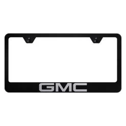 Autogold® - License Plate Frame With Laser Etched GMC Logo