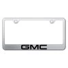 Autogold® LF.GMC.ES - Brushed License Plate Frame With Laser Etched GMC Logo -Professional Auto Parts Store lf gmc es 1