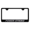 Autogold® - License Plate Frame With Laser Etched Power Stroke Logo -Professional Auto Parts Store lf pwr eb