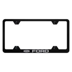 Autogold® - Wide Body License Plate Frame With Laser Etched Ford Logo
