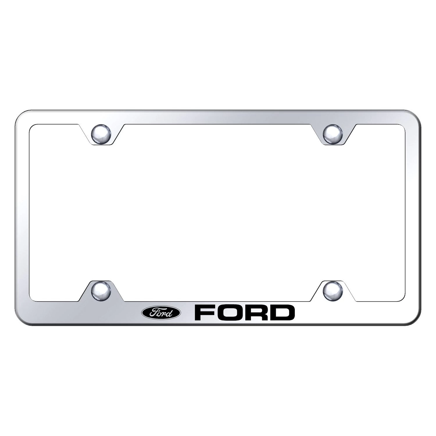 Autogold® - Wide Body License Plate Frame With Laser Etched Ford Logo 5 Autogold® - Wide Body License Plate Frame With Laser Etched Ford Logo - Image 3