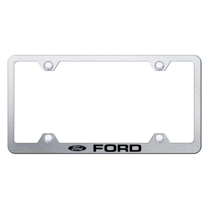 Autogold® - Wide Body License Plate Frame With Laser Etched Ford Logo 4 Autogold® - Wide Body License Plate Frame With Laser Etched Ford Logo - Image 2